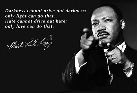 Martin Luther King Jr Drive Out Darkness Quote Print Art And Collectibles
