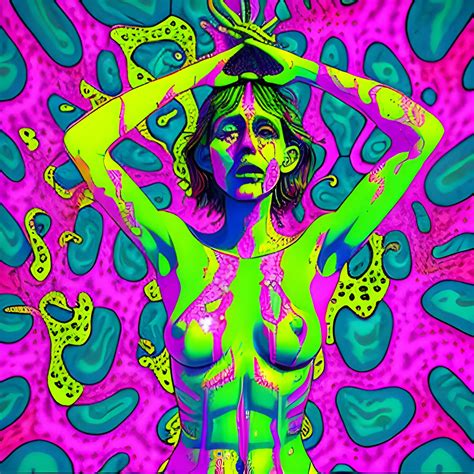 Trippy Naked Woman Acid Trip Arthub Ai