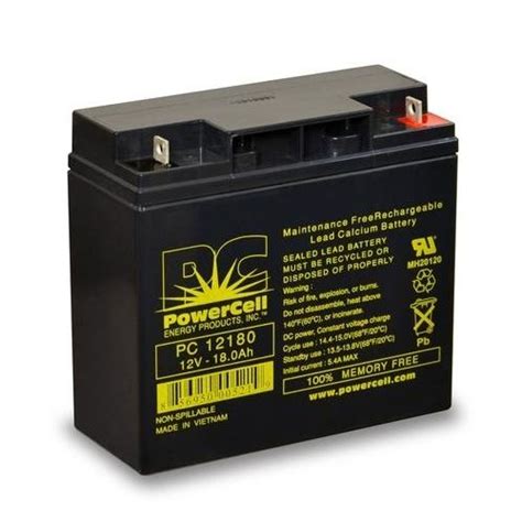 Powercell Pc12180 120v 180 Amp Hour Lead Calcium Battery