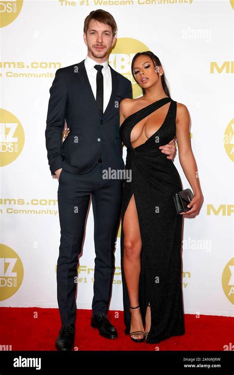 Markus Dupree And Autumn Falls Attend The 2020 Xbiz Awards At Hotel Westin Bonaventure In Los