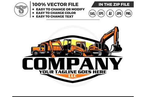 Heavy Equipment Vehicle Logo Grafika Przez Sllametdesigns · Creative
