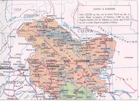 Maps Of Srinagar Kashmir India