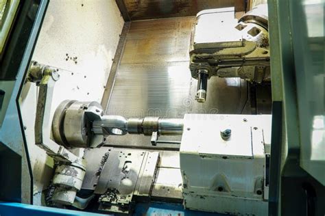 Cnc Lathe Metal Work Modern Metal Processing Technology In The