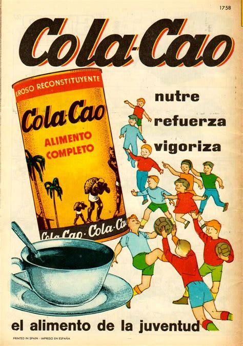 Cola Cao Vintage Advertising Posters Vintage Travel Posters Vintage