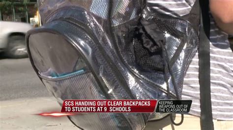 Nine Schools Handing Out Clear Backpacks To Prevent Weapons In The