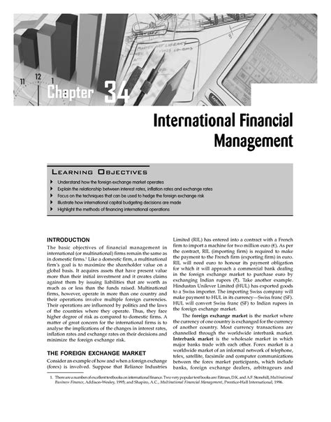 Financial Management 280 International Financial Management 813