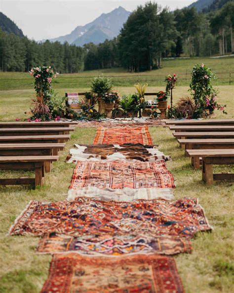 Apply a small amount of homemade carpet cleaning solvent to a white cloth. A Bohemian Wedding Trend We're Loving: Ceremony Aisles ...