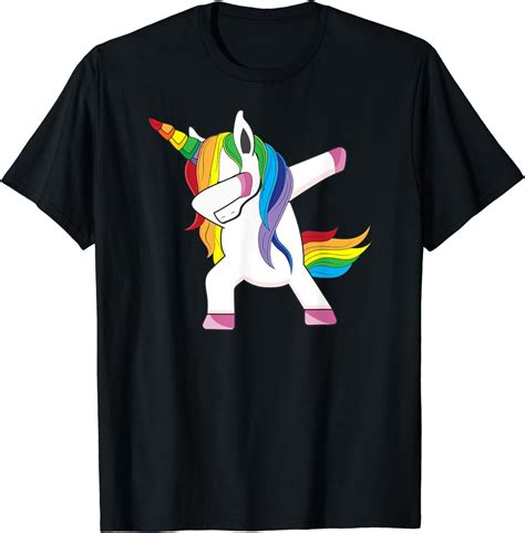 Dabbing Unicorn Design Unicorn Dab Shirt Unicorn T T