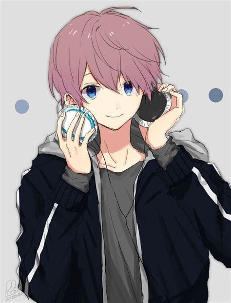 Headphones Anime Boy With Headphones Anime Cute Anime Guys
