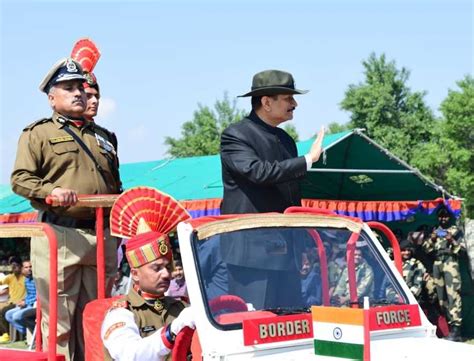 advisor bhatnagar addresses passing out parade cum attestation ceremony of bsf recruits at stc