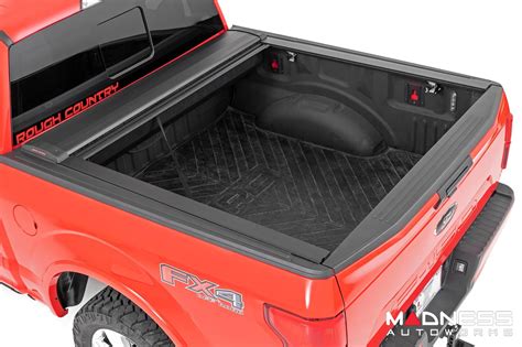 Ford F 150 57 Retractable Bed Cover 2021 2022 Rough Country