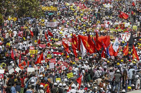 Myanmar sees largest anti-coup rallies since troop ...