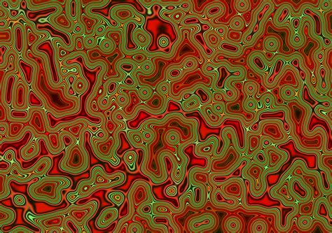 Red And Green Trippy Wallpaper By Ashleyprincess201454 On