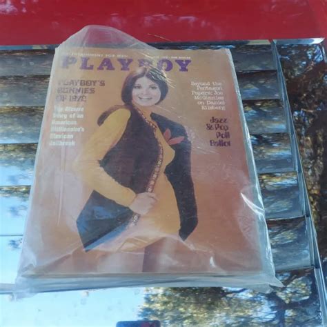 Playboy Magazine Oct 1972 Sharon Johansenjim Brownbunnies Of 1972