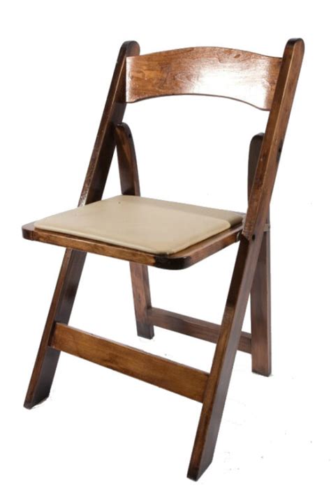 Fruitwood Padded Folding Chair Rent All Plaza Of Kennesaw