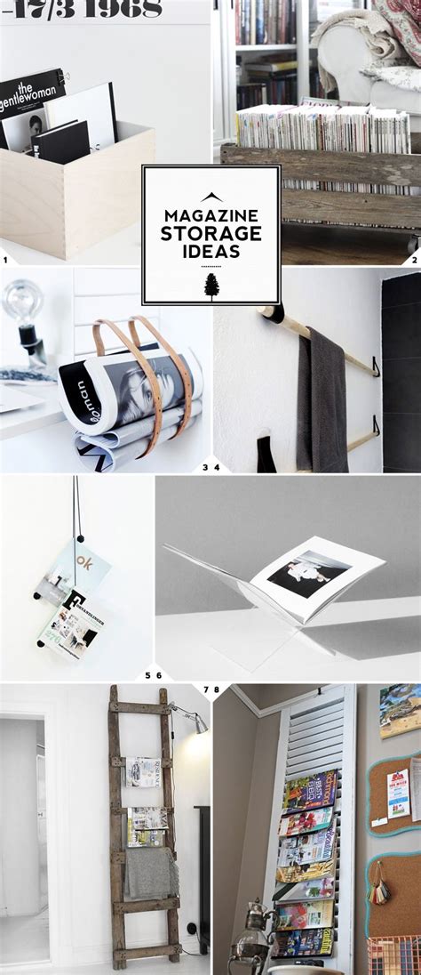 Dividers, rollouts and corner systems can help corral containers and lids and maximize kitchen cabinet space. Creative Magazine Storage Ideas: From Leather Rack Holders ...