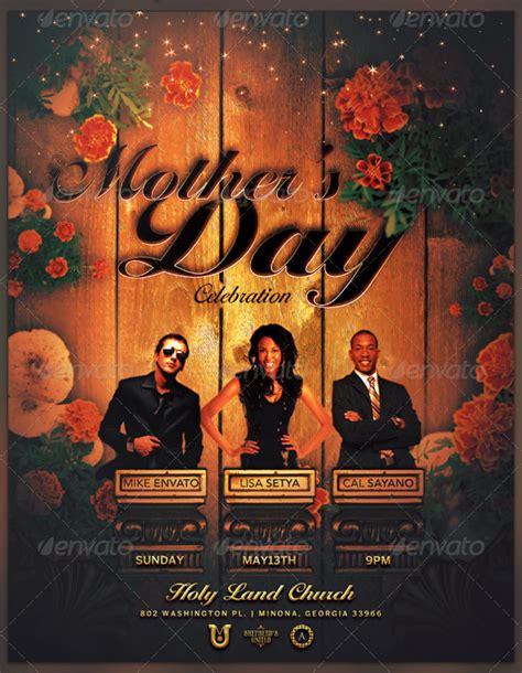 Mothers Day Church Flyer Template By Seraphimchris On Deviantart