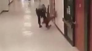 Horrific Moment Babe Resource Officer Slams Babe Babe To The Ground Twice Then Drags Him