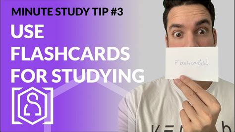 Why You Should Use Flashcards When Studying Minute Study Tip 3 Youtube