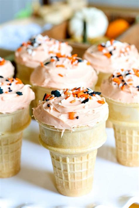 How To Make Halloween Ice Cream Cone Cupcakes All Things Mamma