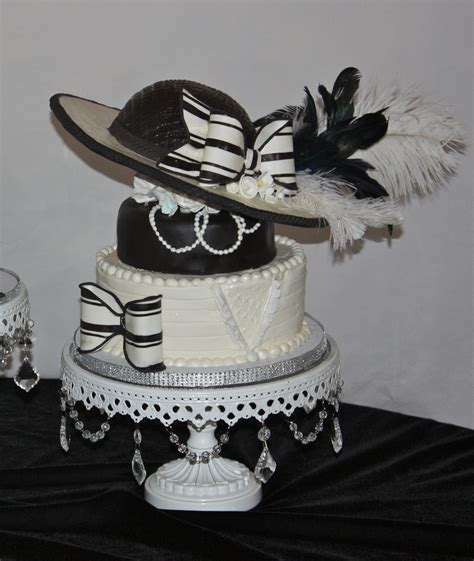 This hat is constructed in one piece, the second cake tier is made by picking up stitches. Kentucky Derby Hat Cake - CakeCentral.com