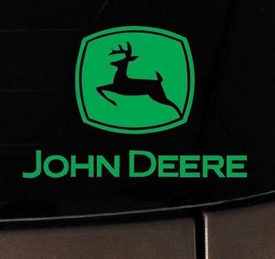 Buy John Deere Tractor Vinyl Decal Sticker Truck White County Hunting