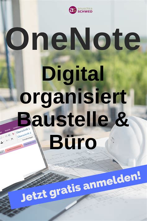 Kostenloses Onlinetraining Onenote Baustelle Und Büro Digital Im