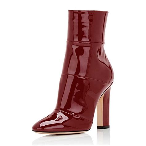 Share If You Find It Terrific Shiny Boots High Heel Boots Ankle
