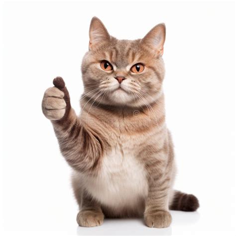 Cat Thumbs Up Stock Illustrations 334 Cat Thumbs Up Stock