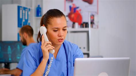 Medical Practitioner Answering Phone Calls Stock Footage Sbv 346391569