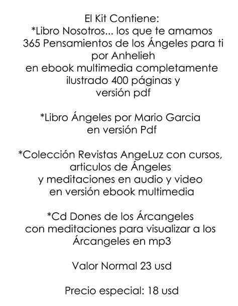 ANGELES Las Voces de los Angeles BIENVENIDO ANGELES ...