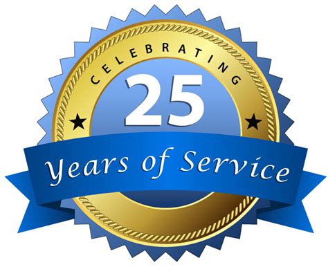 25 Years Badge Law Offices Of Jeffrey M Jacobson