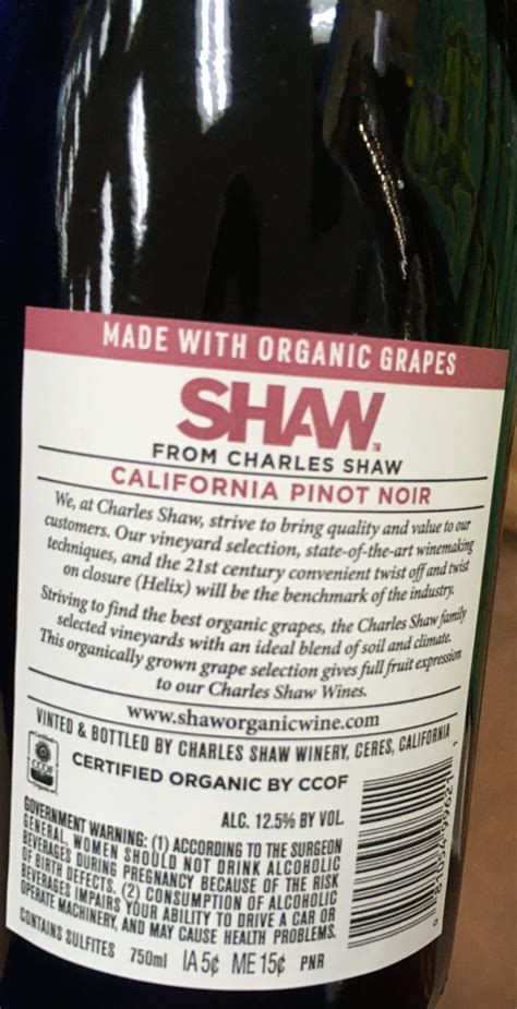 Check spelling or type a new query. Trader Joe's Organic Wine, Charles Shaw - Trader Joe's Reviews