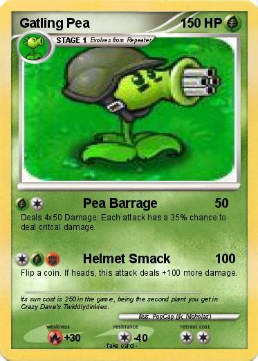 Pokémon Gatling Pea 122 122 Pea Barrage My Pokemon Card