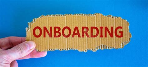Onboarding Symbol The Concept Word `onboarding` On The Piece Of