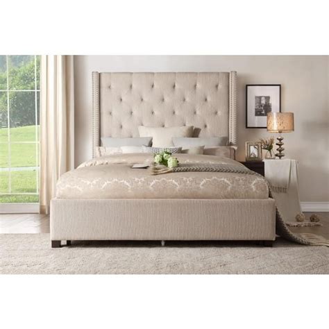 5877be 1 Platform Bed Queen And King Size Platform Bed With Storage