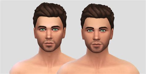 My Sims 4 Blog Skin And Bones Maxis Match Skin Blend For Males And Females