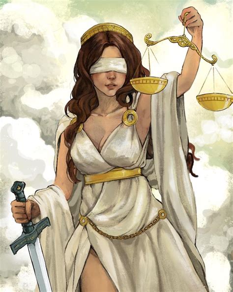 Greek Mythology Themis Themis Was A Titan Goddess Of Divine Law Order And Costums She