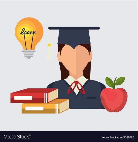 Academic Excellence Design Royalty Free Vector Image