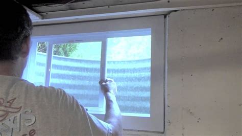Most homes with full basements have small rectangle style basement foundation windows. This video details how to remove a window and frame in the ...