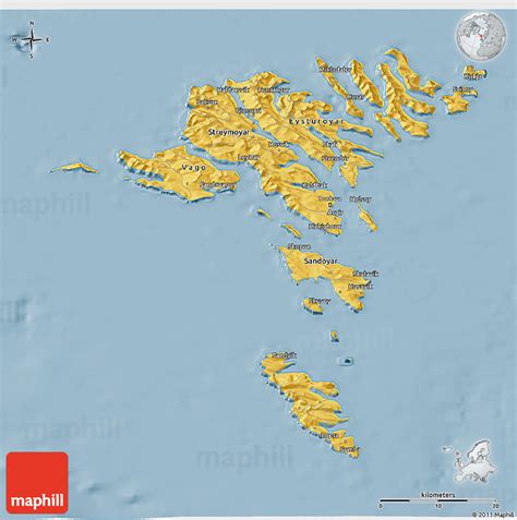 Derivative works of this file: Savanna Style 3D Map of Faroe Islands