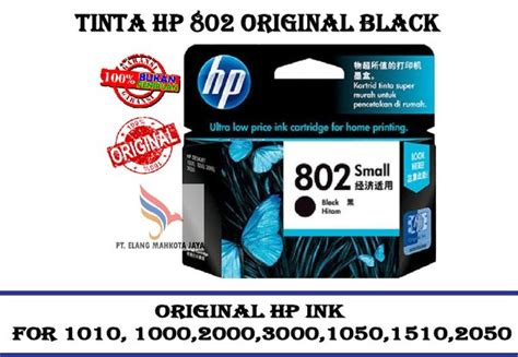 Jual Tinta Cartridge Original Hp 802 Black Di Lapak Cck2389 Bukalapak