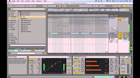 Ableton Live 9 How To Master Your Tracks Using Stock Plugins Youtube