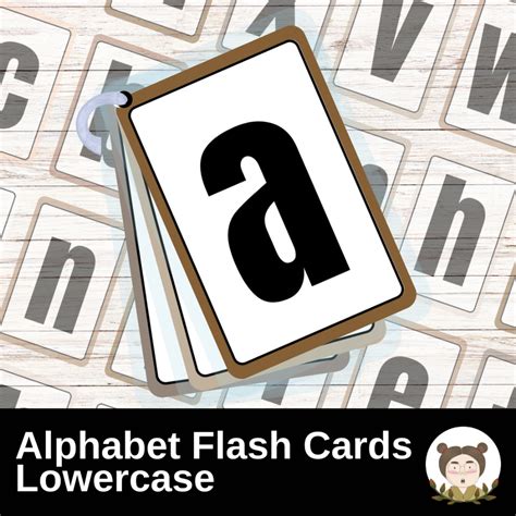 Laminated Educational Flash Cards Alphabets In Lowercase Nude And