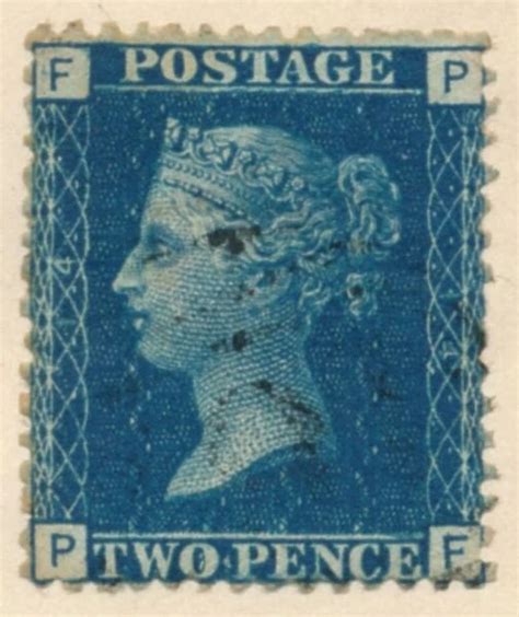 The Two Penny Blue Or The Two Pence Blue Postage Stamp