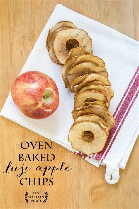 Easy Oven Baked Fuji Apple Chips On Sutton Place