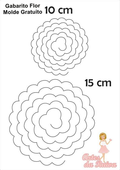 Best 12 Paper Flower Template Svg And Printable Pdf Paper Rose