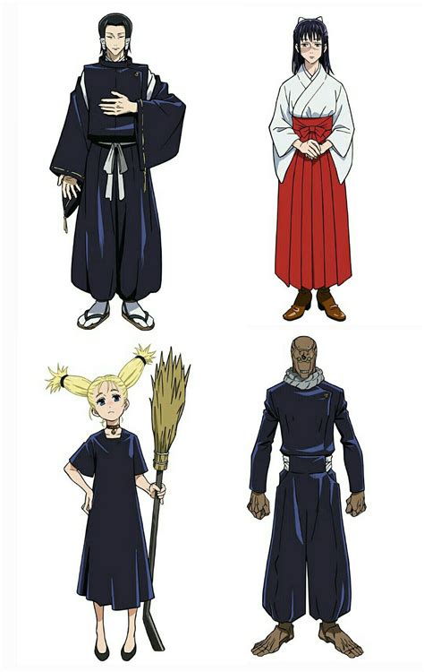Official Character Designs For Kamo Utahime Mechamaru And Momo Jujutsukaisen
