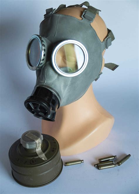 Polish Military Gas Mask Vintage Army Gas Mask Rare Collectible Gas