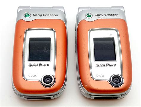 Sony Ericsson Z520i Excellent Condition Flip Phone Vga Cam Orange